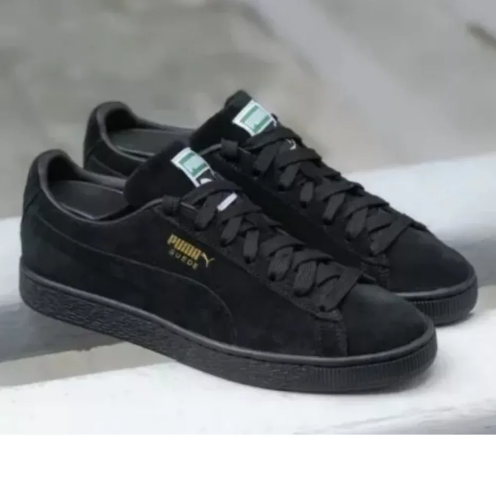 Men PUMA Suede Classic XXL Men's running training shoes black/gold